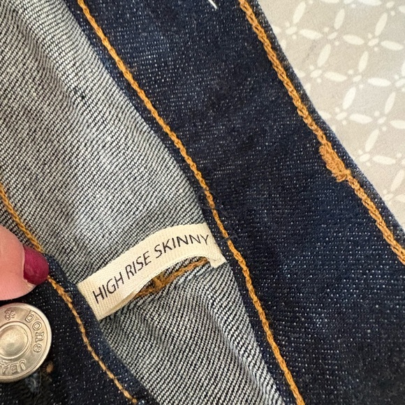 NEW Rag & Bone Heritage High Rise Skinny Jeans Dark Wash Size 27 - Picture 11 of 15